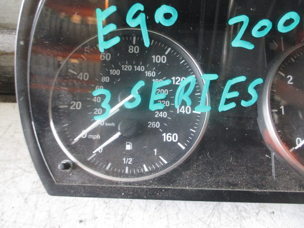 BMW 3 SERIES E90 2008 2.0 PETROL MANUAL SPEEDOMETER INSTRUMENT CLUSTER 9166828