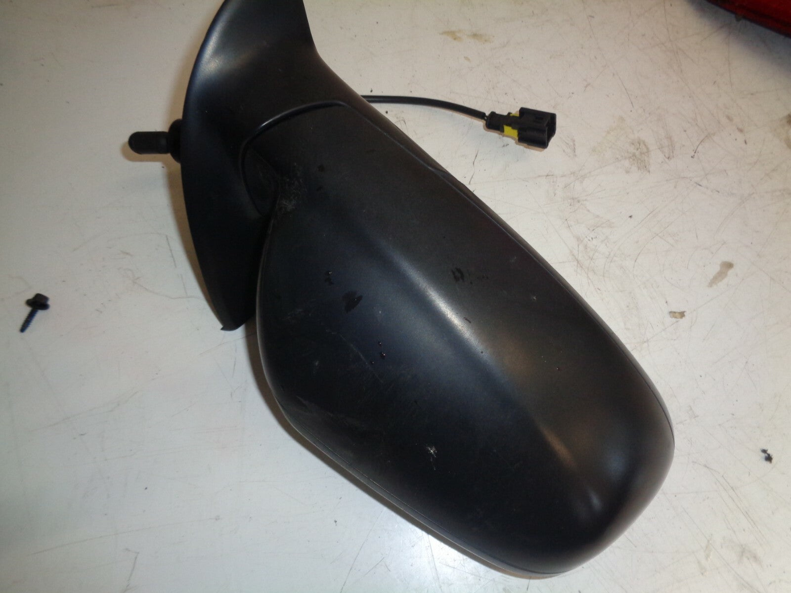 PEUGEOT 307 2006 OS DRIVER SIDE FRONT WING ELECTRIC MIRROR BLACK