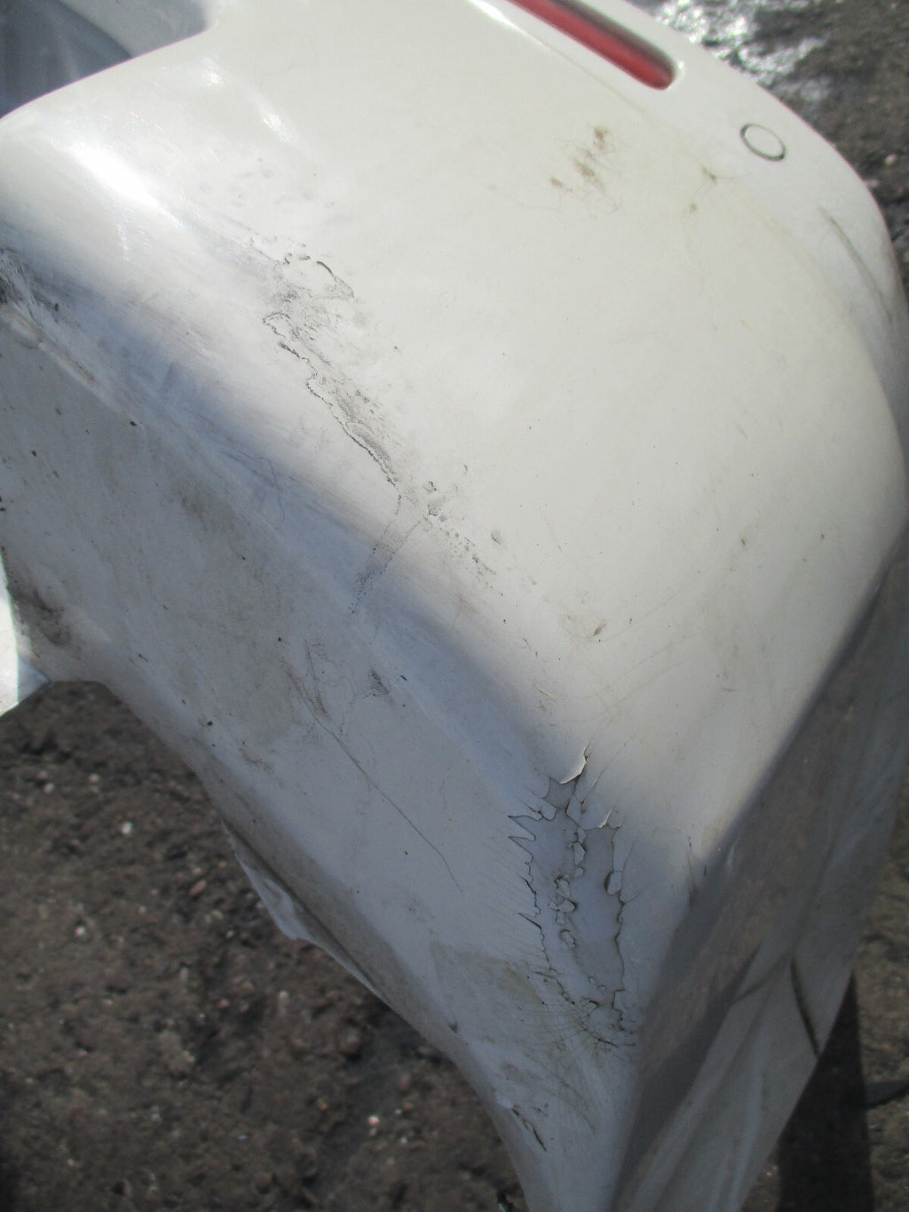 2009 RANGE ROVER SPORT l320 FACELIFT REAR BUMPER ALASKA WHITE LRC 909