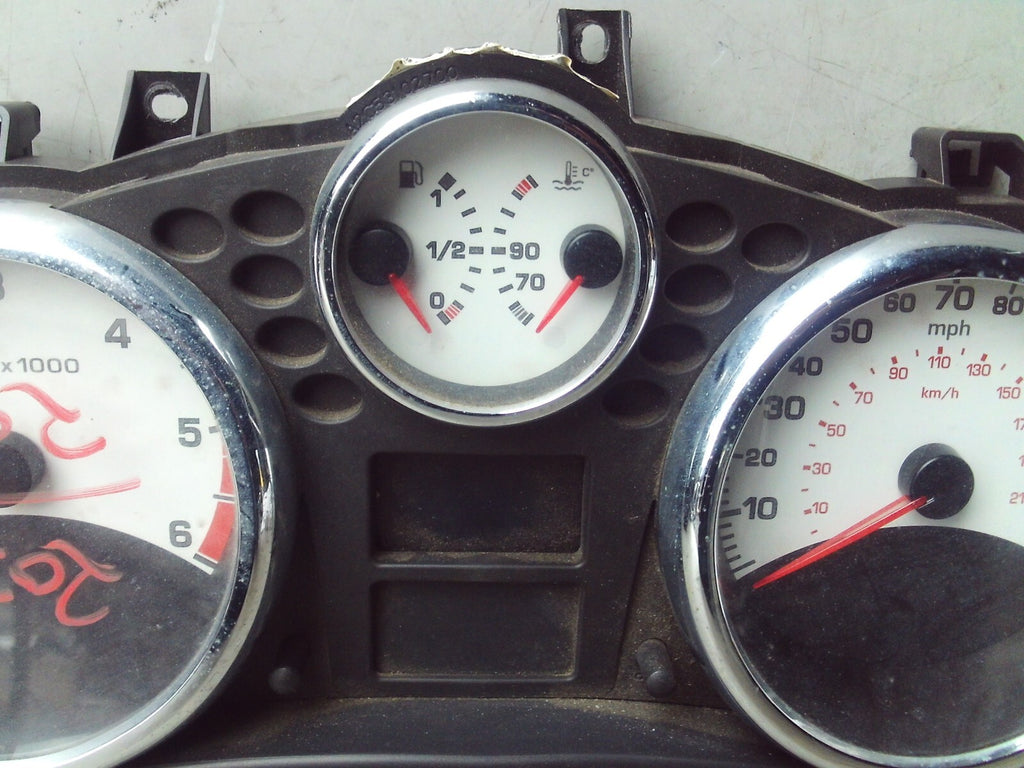 2010 PEUGOET 207 INSTRUMENT CLUSTER SPEEDO METER SPEED DIALS A2C53065547