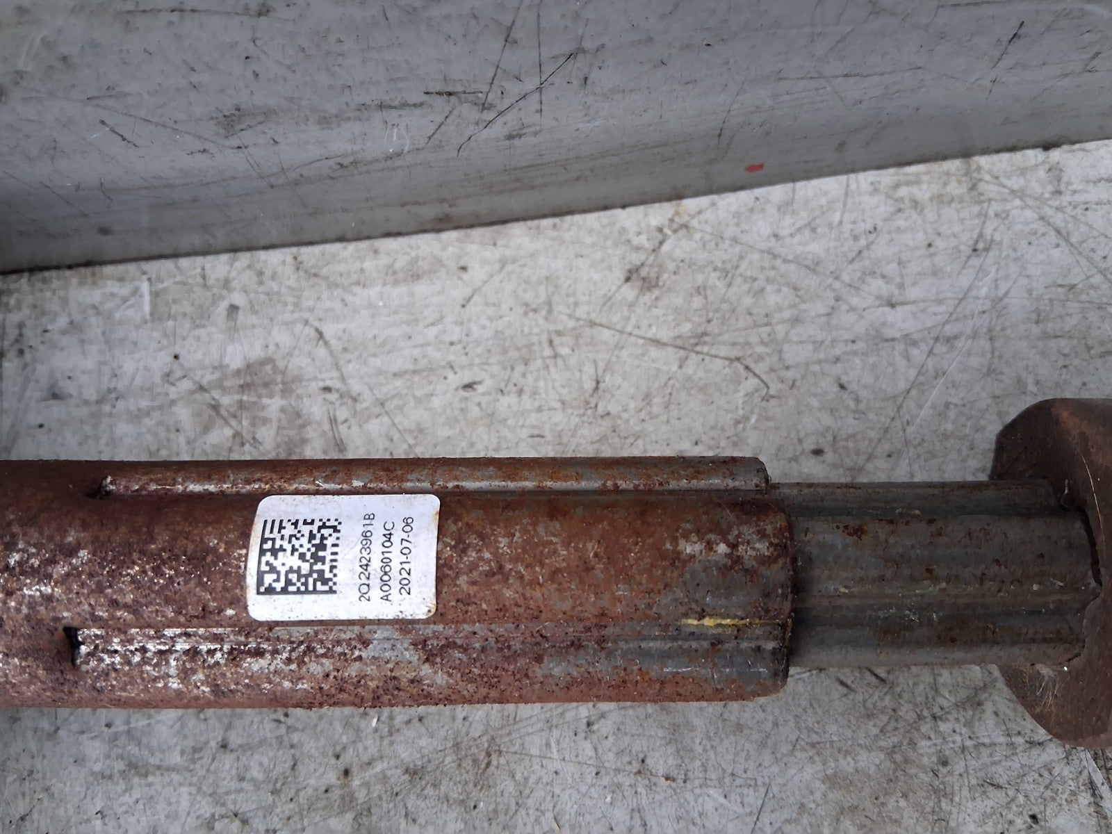 2021 VW VOLKSWAGEN T CROSS POWER STEERING COLUMN A0054962