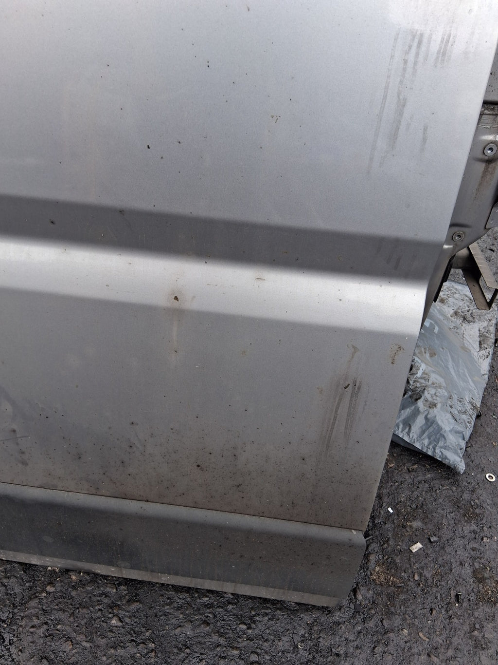 2021 PEUGEOT BOXER MK3 NSF PASSENGER SIDE COMPLETE SLIDING DOOR WITH GLASS GREY