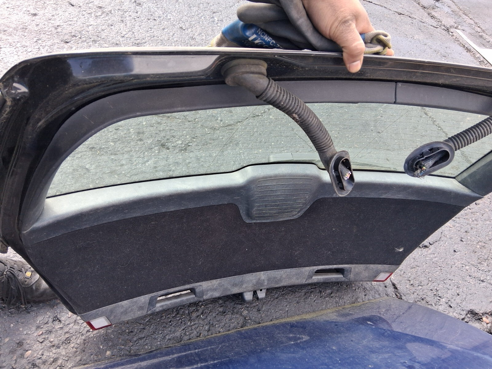 2008 MERCEDES C CLASS ESTATE W204 REAR BOOTLID TAILGATE COMPLETE BLACK 197