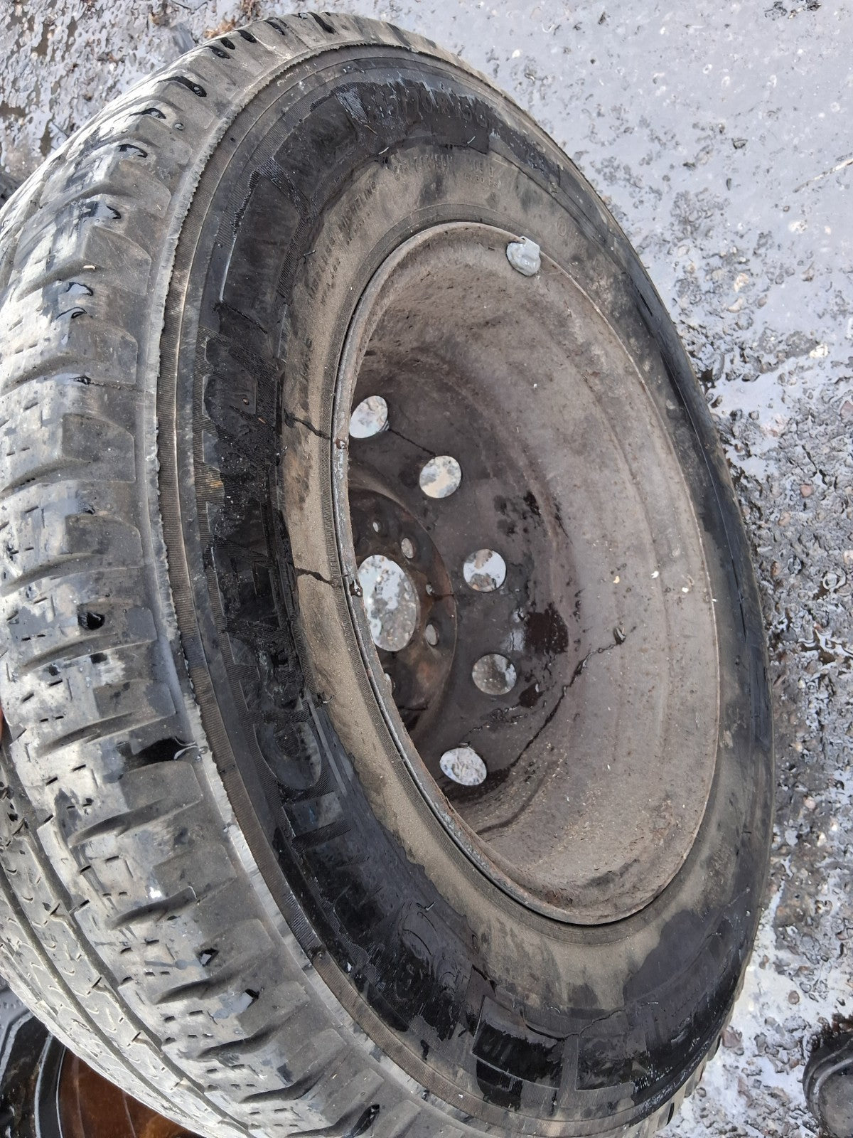 2016 PEUGEOT BOXER MK3 15 INCH STEEL WHEEL WITH TYRE 215/70R15