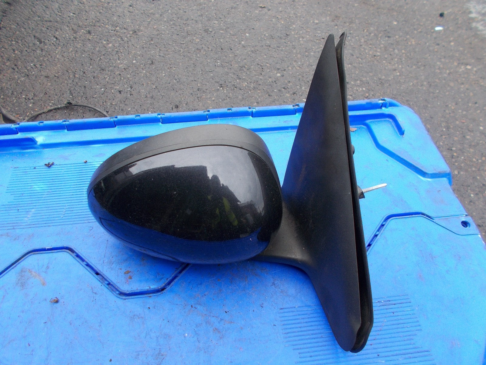 2004 ROVER 25 OS DRIVER SIDE MANUAL WING MIRROR DOOR MIRROR BLACK