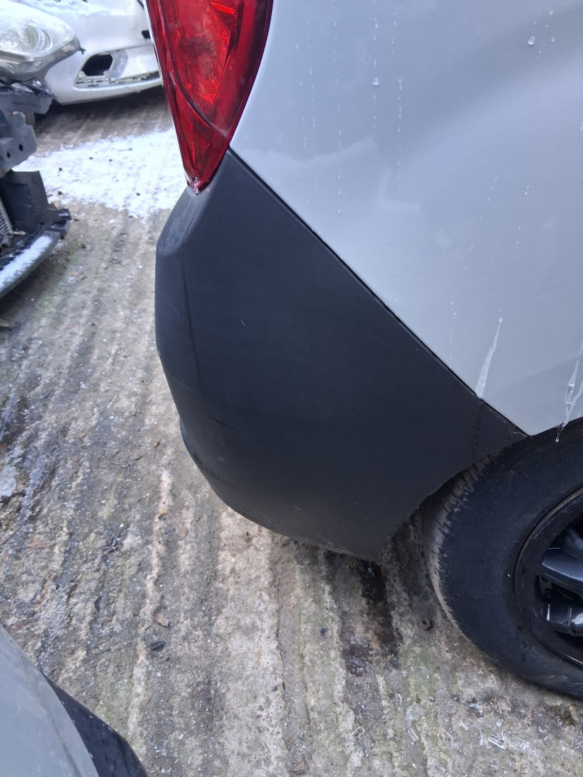 2015 VAUXHALL COMBO D COMPLETE REAR BUMPER BLACK