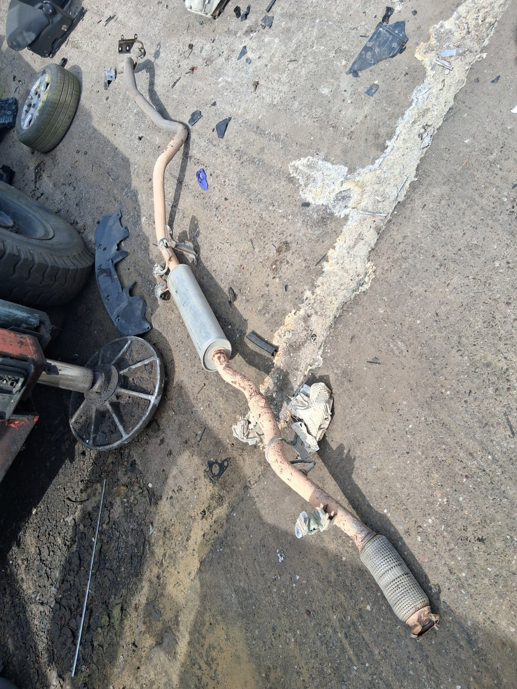 2020 RENAULT KANGOO MK2 1.5 DIESEL COMPLETE EXHAUST PIPE