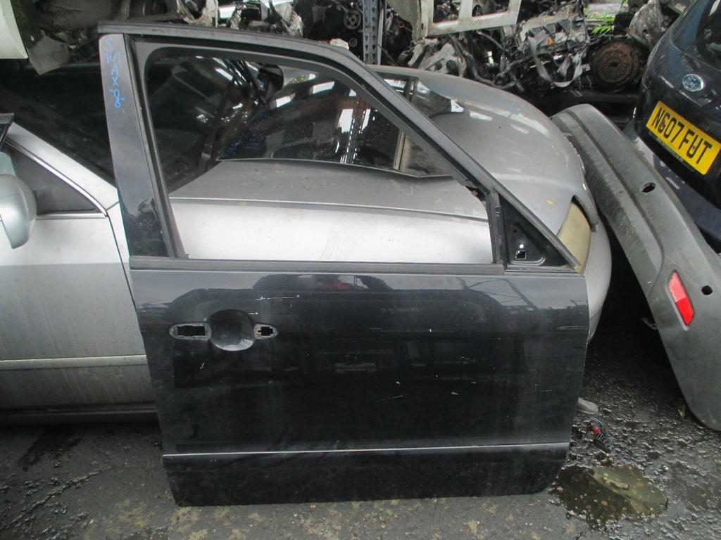 FORD S MAX 2008 5 DOOR 2.0 TDCI OSF DRIVER FRONT BARE DOOR BLACK