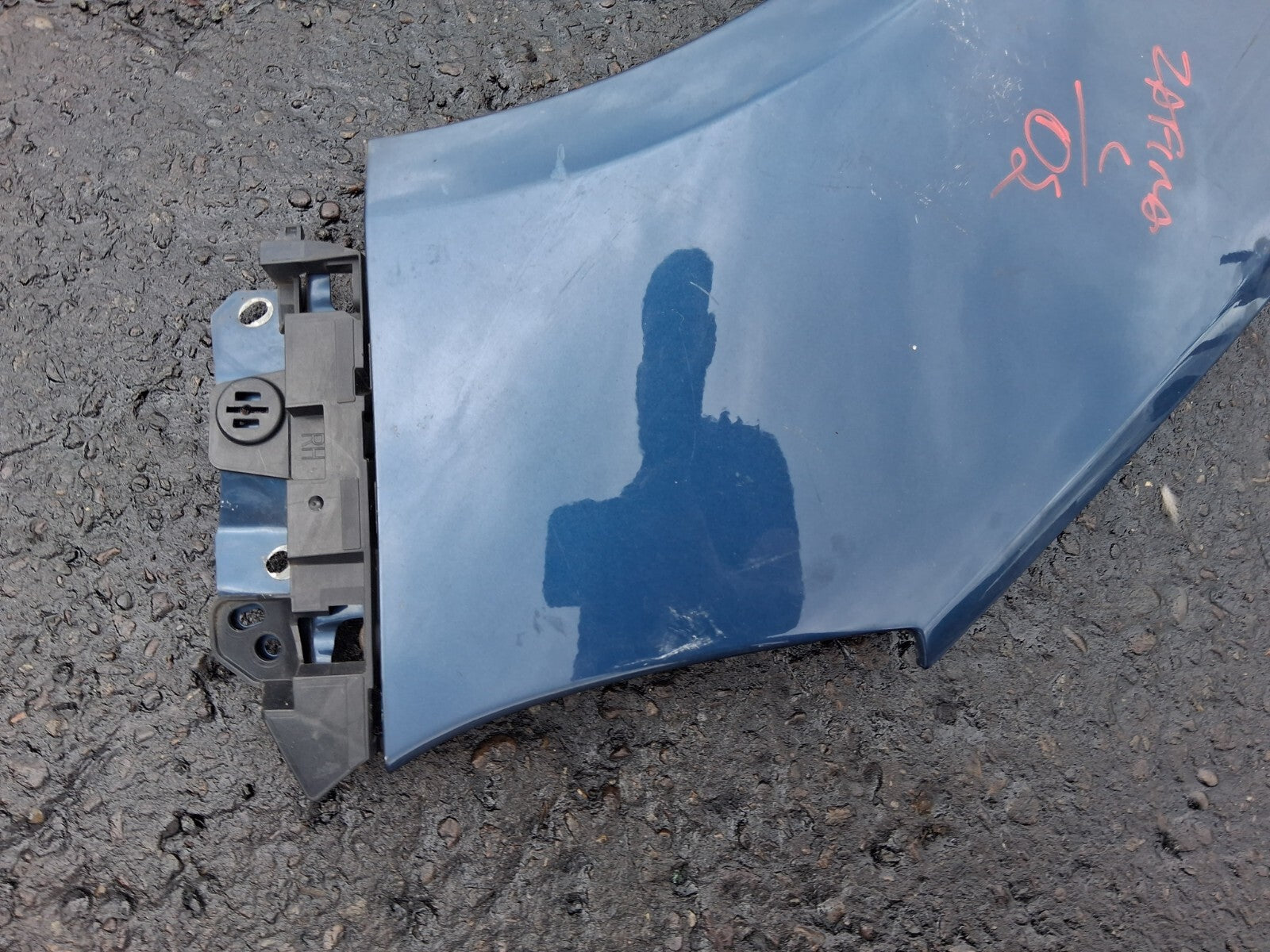 VAUXHALL ZAFIRA C 2016 OSF DRIVER SIDE FRONT WING PANEL BLUE