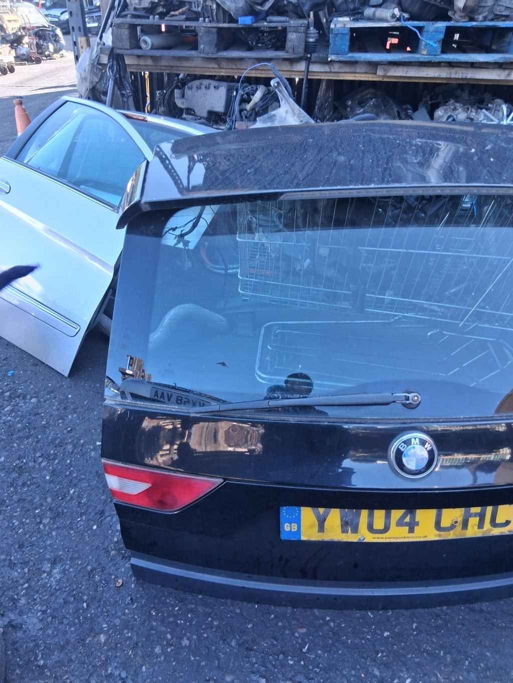 2004 BMW X3 E83 COMPLETE REAR TAILGATE BOOTLID BLACK