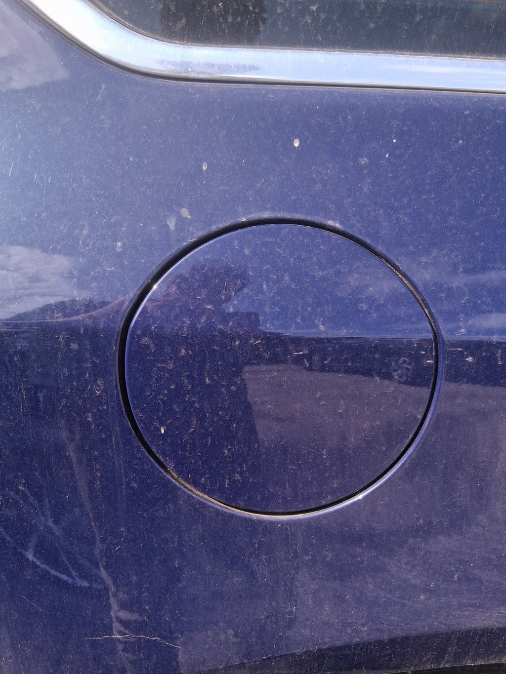 2013 VAUXHALL ASTRA J ESTATE FUEL FLAP LID COVER BLUE