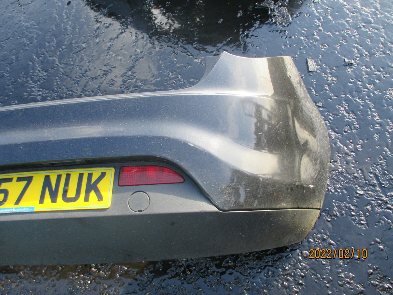 FIAT BRAVO MK2 2007 REAR BUMPER COMPLETE BLACK 891
