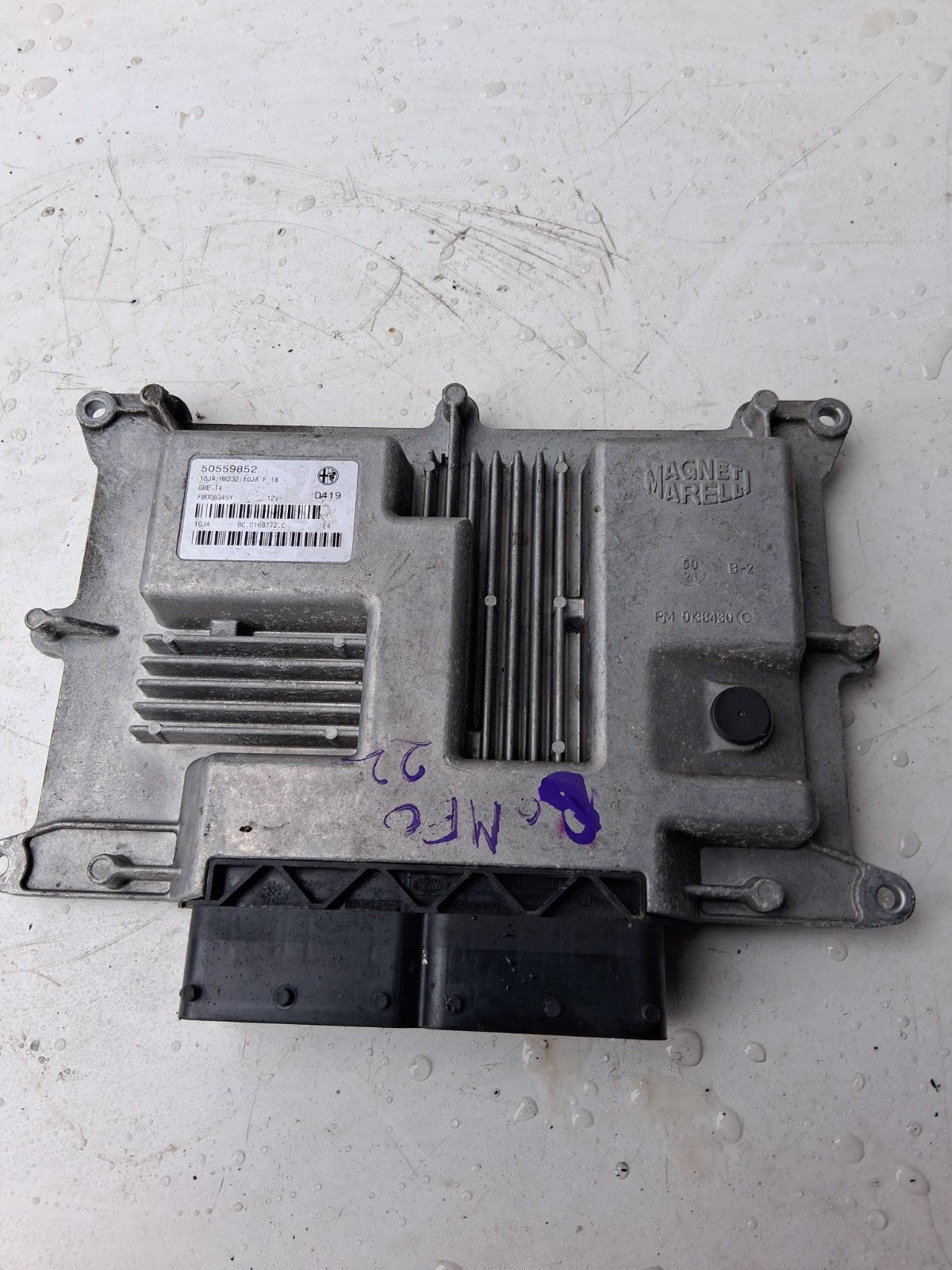 2022 ALFA STELVIO Q4 949 ENGINE CONTROL MODULE ECU 50559852