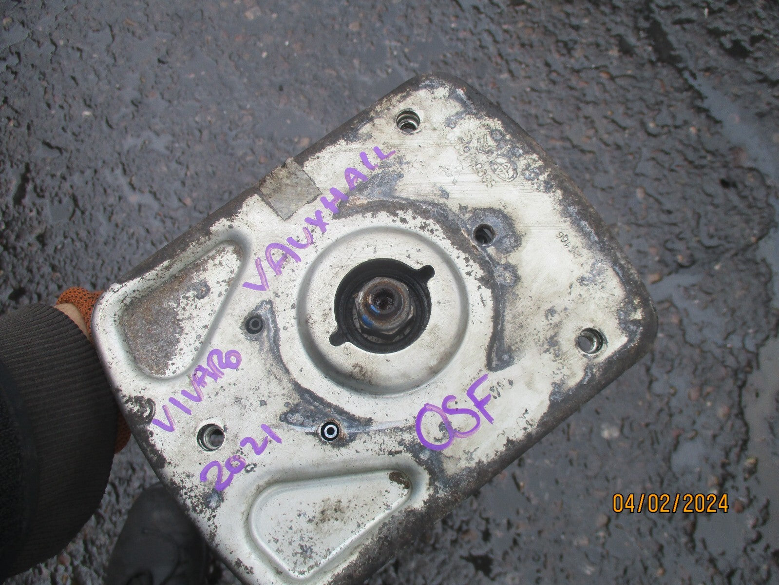 VAUXHALL VIVARO MK3 2021 OSF DRIVER SIDE FRONT SHOCK SPRING 9821596680