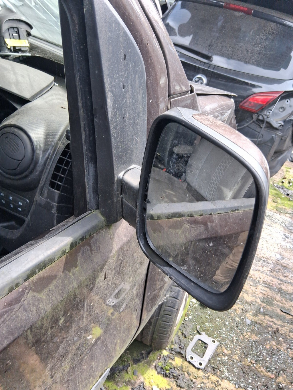 FIAT FIORINO QUBO 2019 OSF DRIVER SIDE FRONT RIGHT WING MIRROR BRONZE