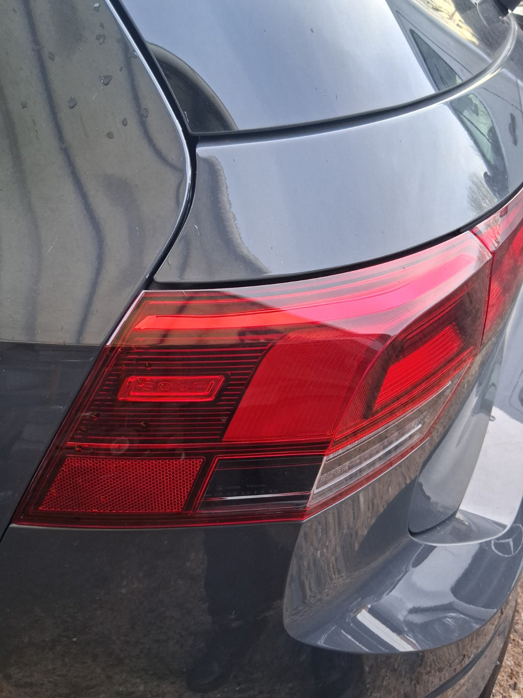 2024 VW VOLKSWAGEN GOLF MK8 R LINE COMPLETE REAR END URANO GREY LI7F