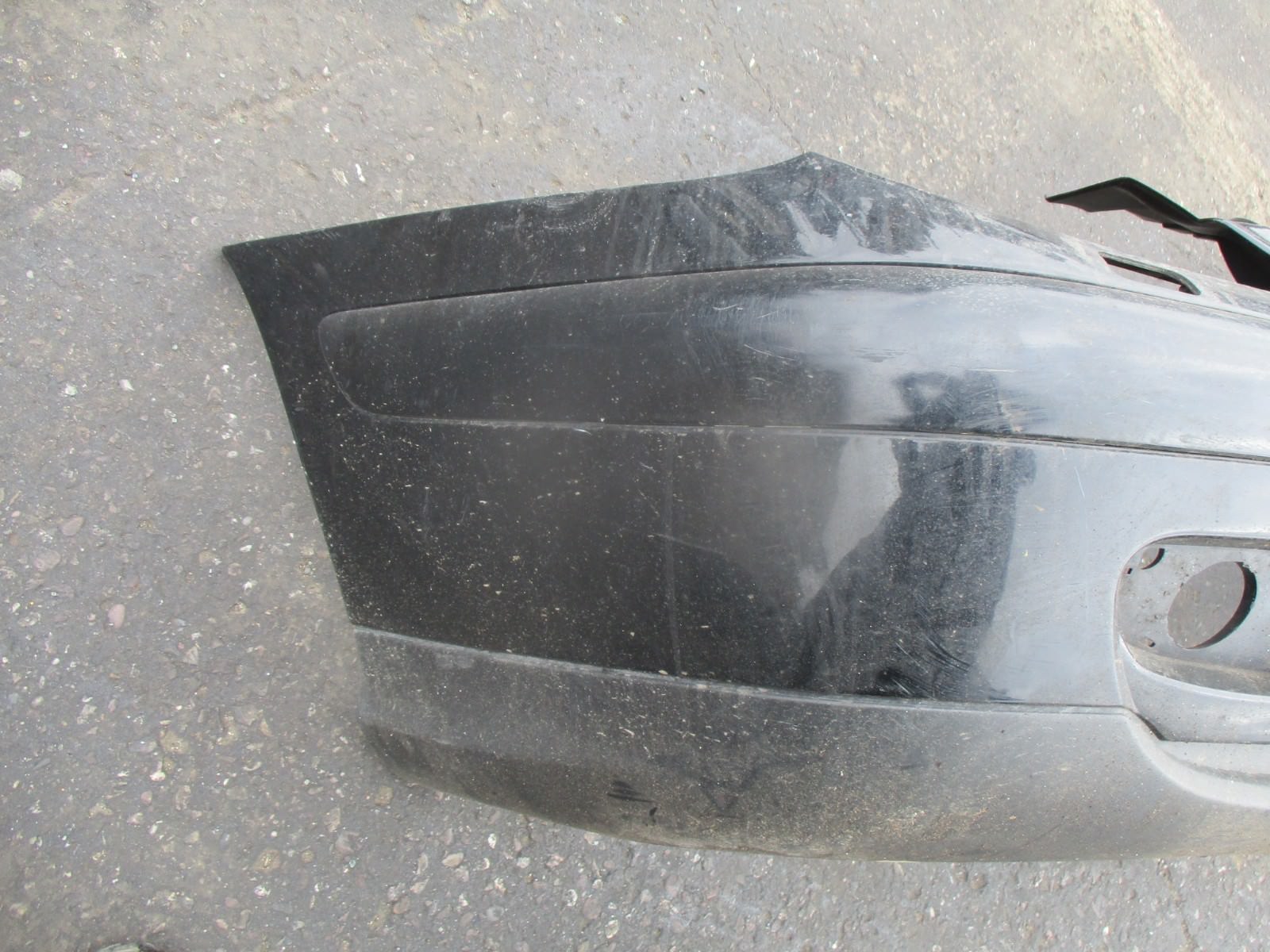 CITROEN C5 2002 FRONT BARE PLASTIC BUMPER TRIM STRIP LOWER VALANCE BLACK