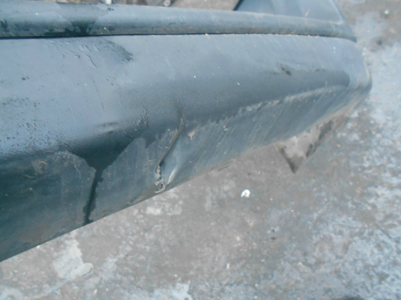 NISSAN KUBISTAR 2006 REAR PLASTIC BUMPER BLACK