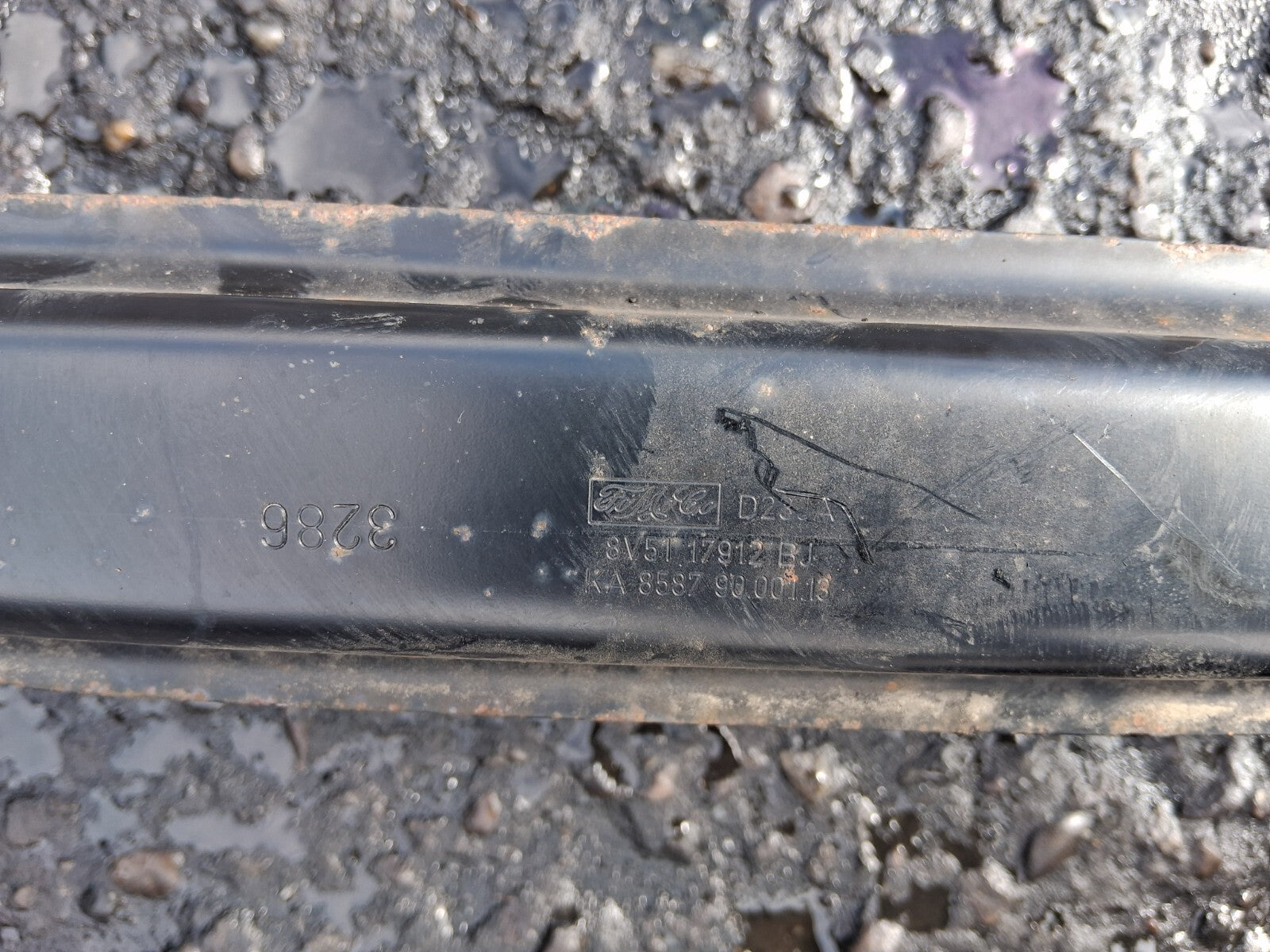 2016 FORD FIESTA MK7 REAR BUMPER REINFORCEMENT CARSH BAR