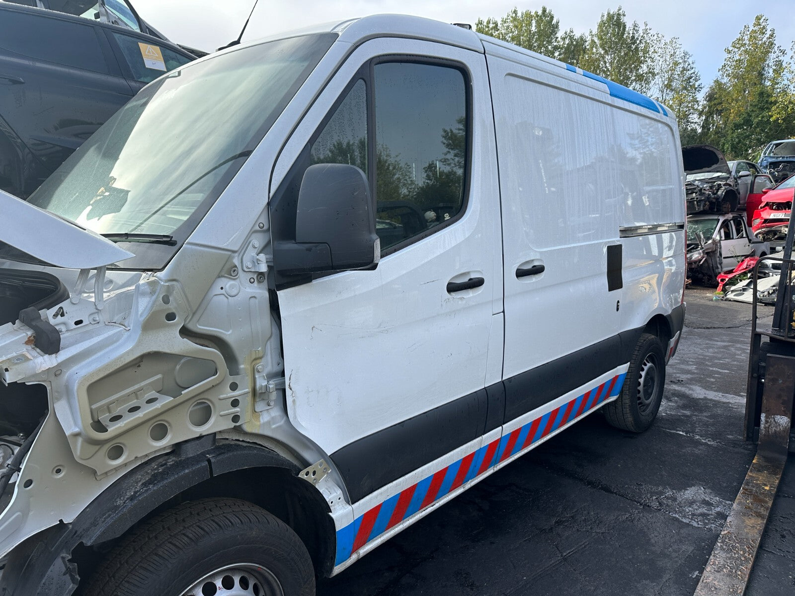 2024 MERCEDES SPRINTER W907 NSF PASSENGER FRONT ELECTRIC ADJUST WING MIRROR