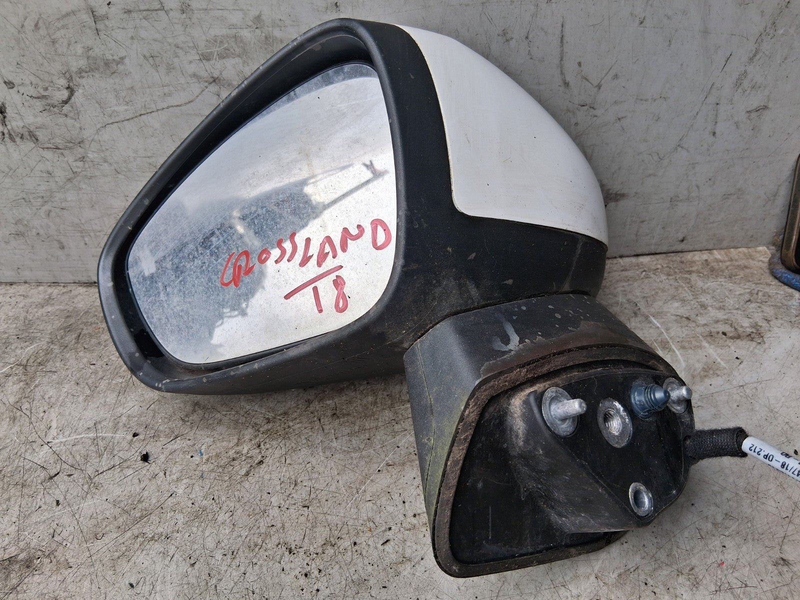 VAUXHALL CROSSLAND X 2018 NSF PASSENGER SIDE FRONT LEFT ELECTRIC WING MIRROR