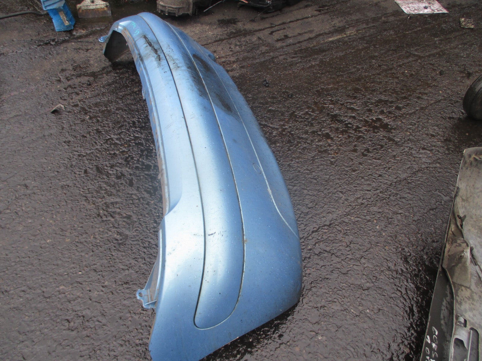 CITROEN C3 MK1 2002 REAR COMPLETE BUMPER BLUE