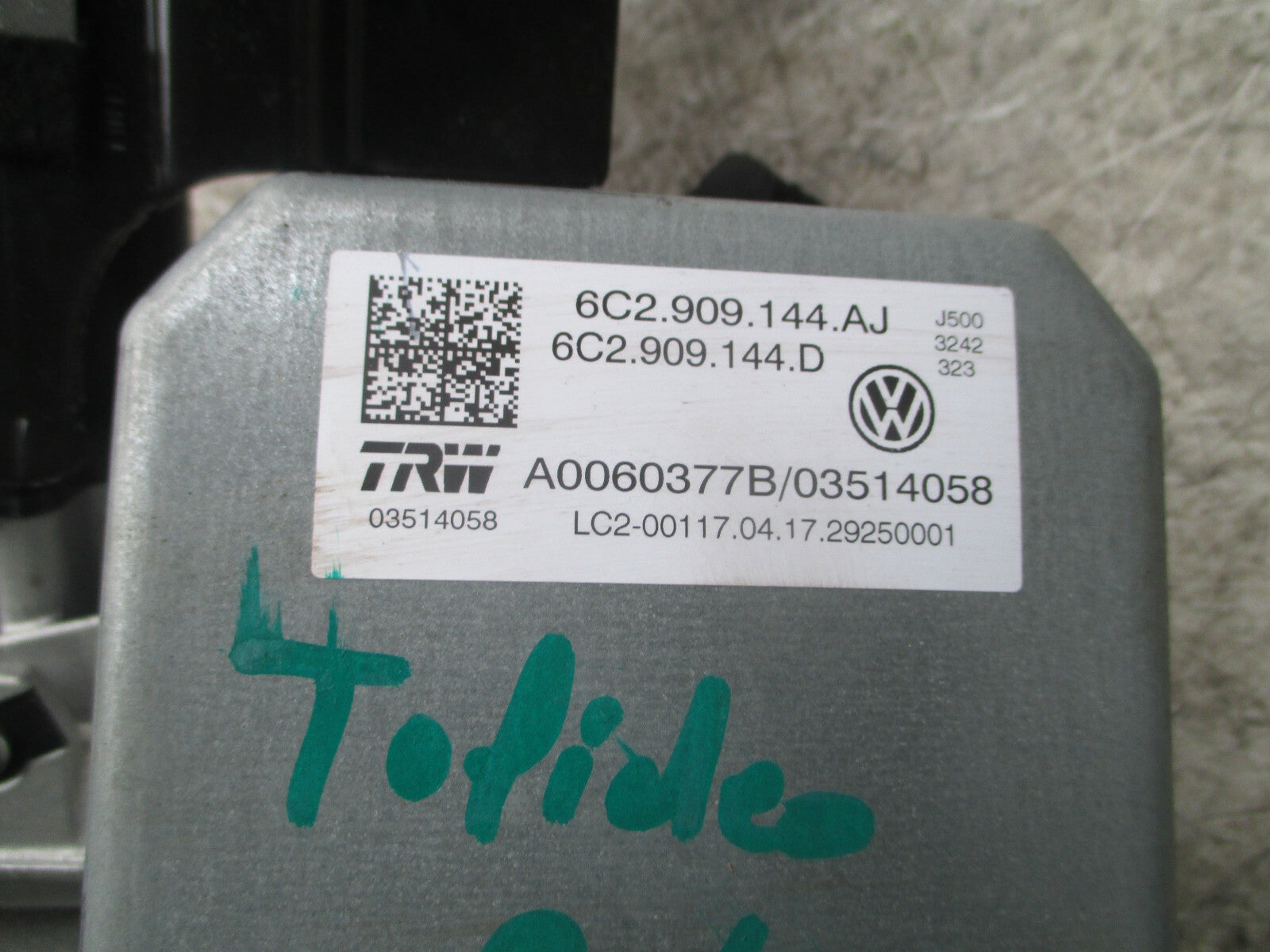 SEAT TOLEDO MK4 2017 ELECTRIC STEERING COLUMN 6C2909144