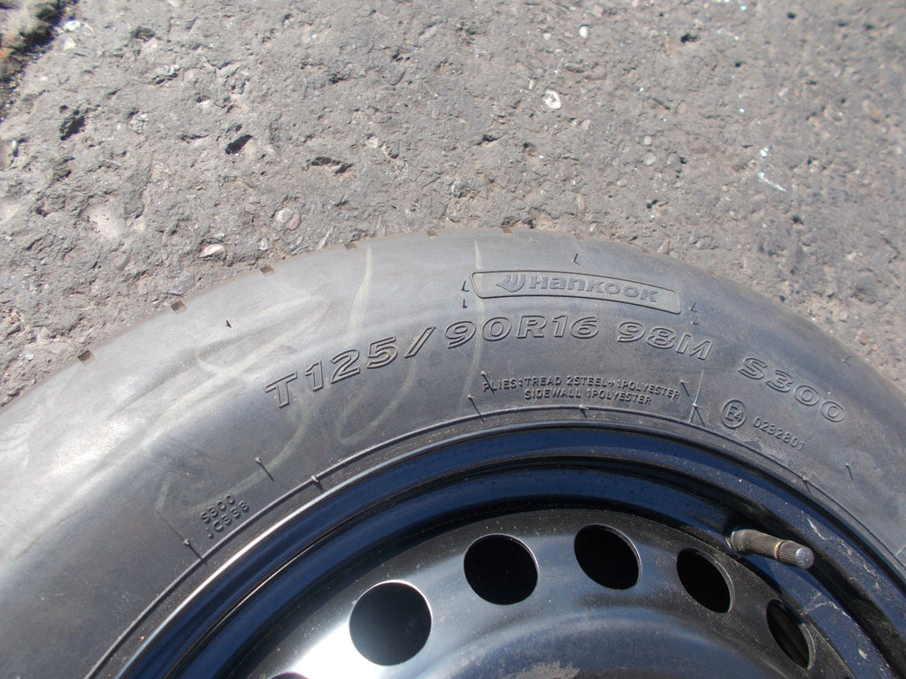 FORD FOCUS MK3 HANKOOK 5 STUD 16 INCH SPACE SAVER STEEL WHEEL 125/90 R16 2160848
