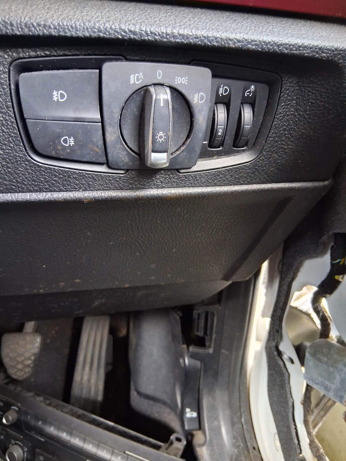 2014 BMW 1 SERIES F20 3 DOOR HEADLIGHT CONTROL ADJUSTER SWITCH
