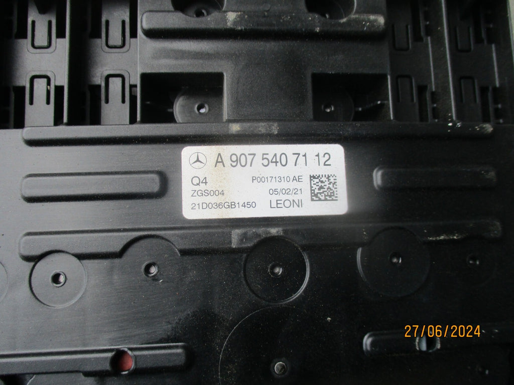 2021 MERCEDES SPRINTER W907 DRIVER MODULE A9075407112