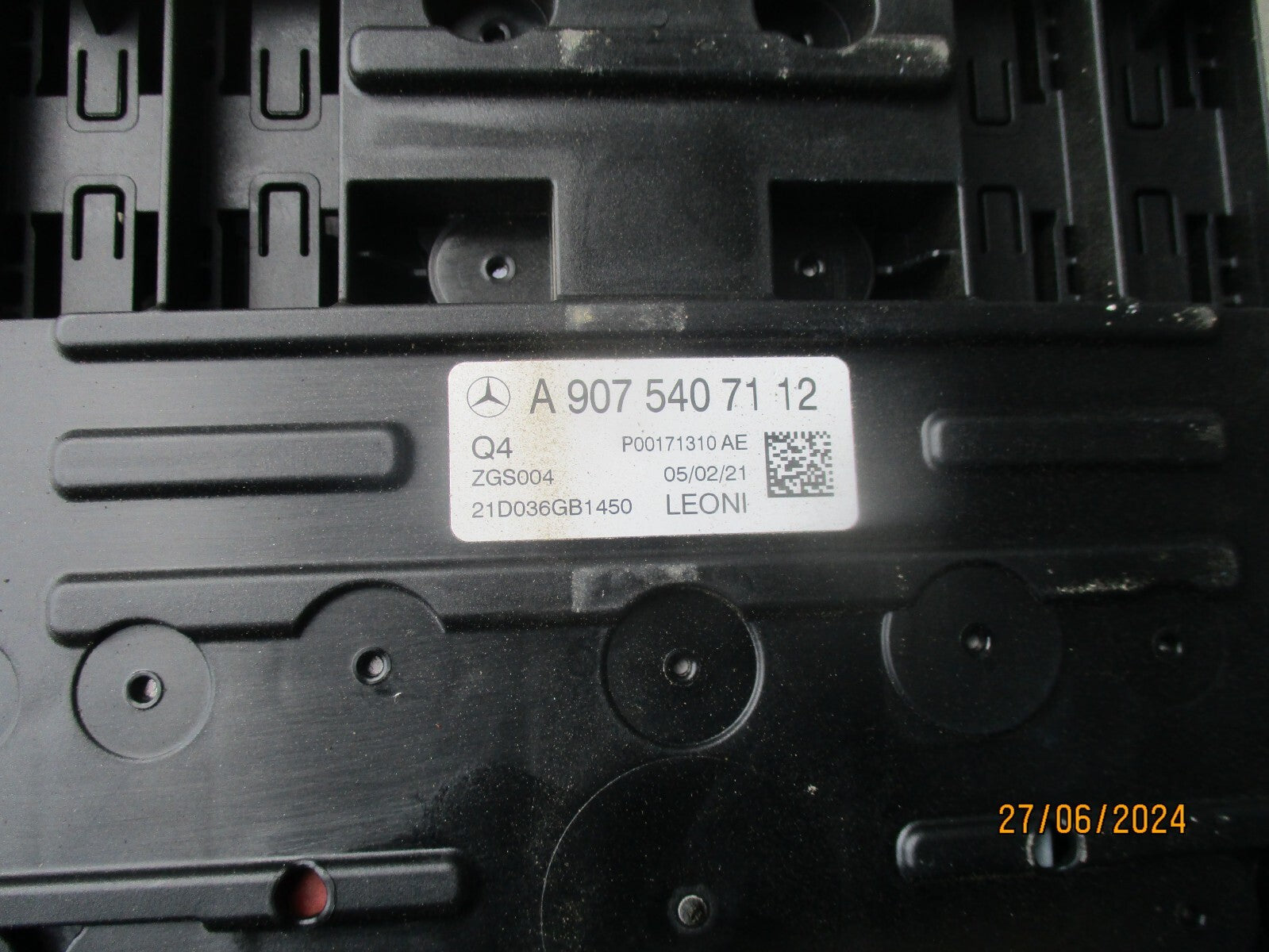 2021 MERCEDES SPRINTER W907 DRIVER MODULE A9075407112