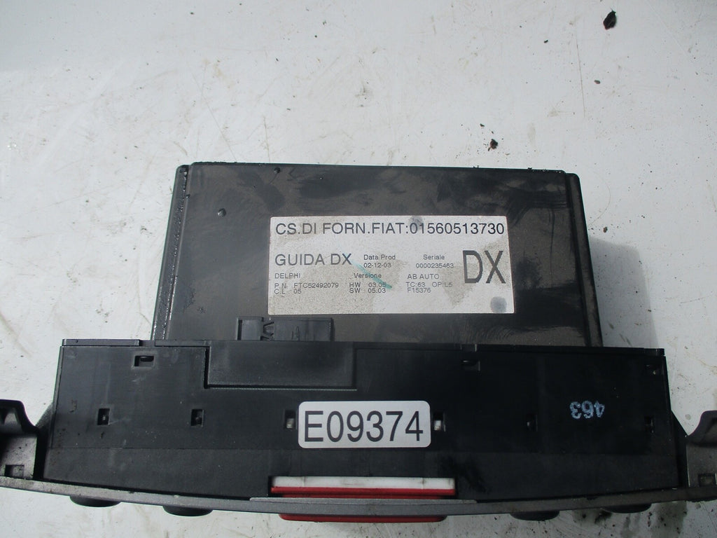 ALFA ROMEO 147 2000 - 2004 HEATER AC CONTROL UNIT FTC52492079