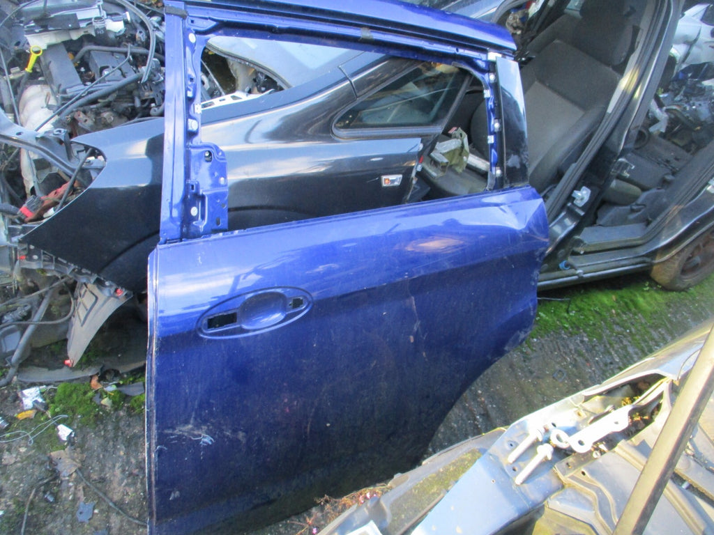 FORD GRAND C MAX 2017 NSR PASSENGER SIDE REAR BARE DOOR SHELL BLUE HE DENTS