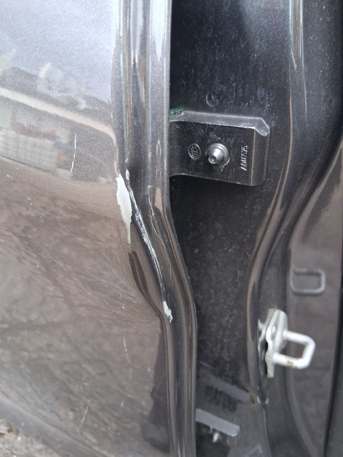 2022 ALFA ROMEO STELVIO 949 4Q OSR DRIVER SIDE REAR RIGHT BARE DOOR GREY