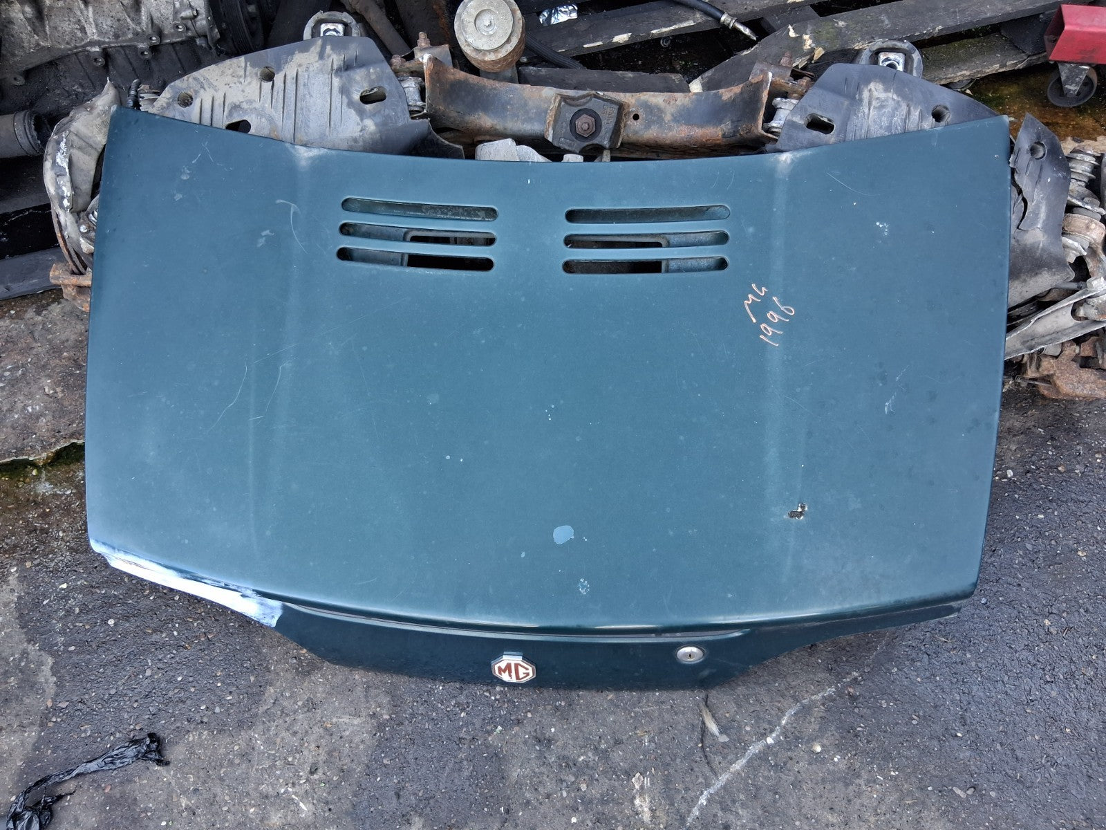 MG MGF 1996 MK1 REAR COMPLETE TAILGATE BOOTLID GREEN