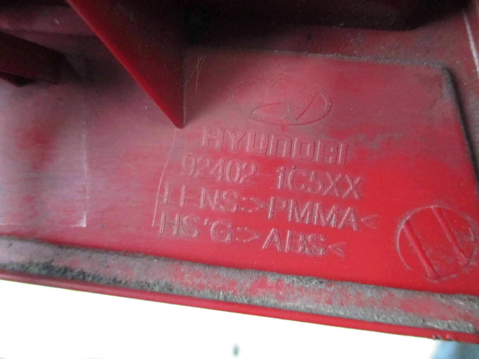 HYUNDAI GETZ MK1 2006 OSR DRIVER SIDE REAR LIGHT
