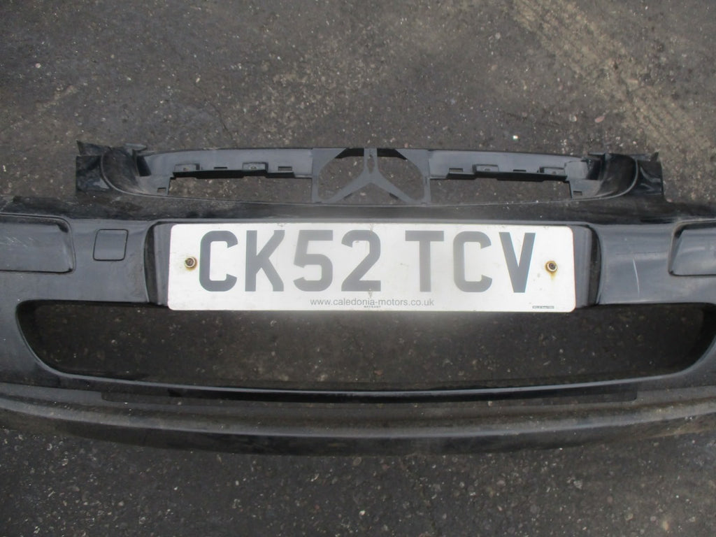 CITROEN C5 2002 FRONT BARE PLASTIC BUMPER TRIM STRIP LOWER VALANCE BLACK