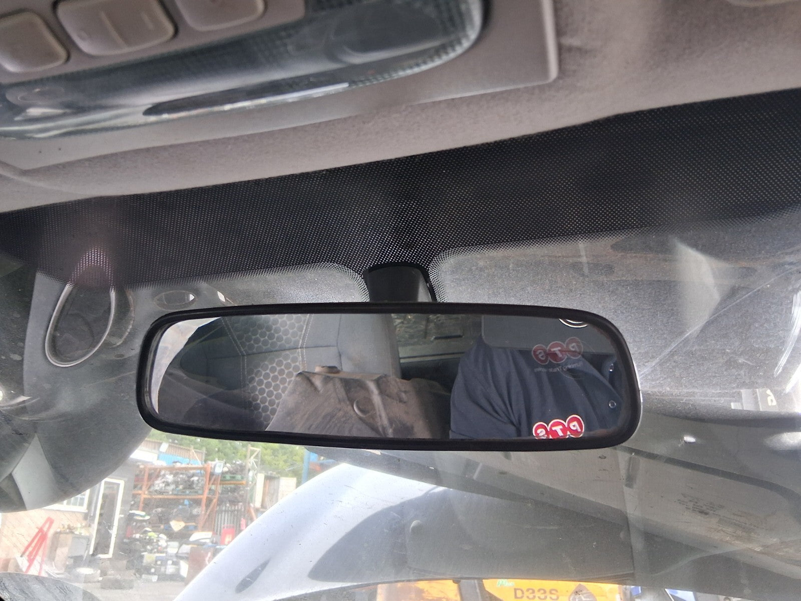 2010 FORD FIESTA MK7 INTERIOR REAR VIEW MIRROR