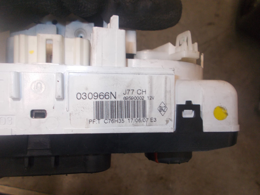 RENAULT CLIO MK3 CLIMATE CONTROL SWITCHES 030966N