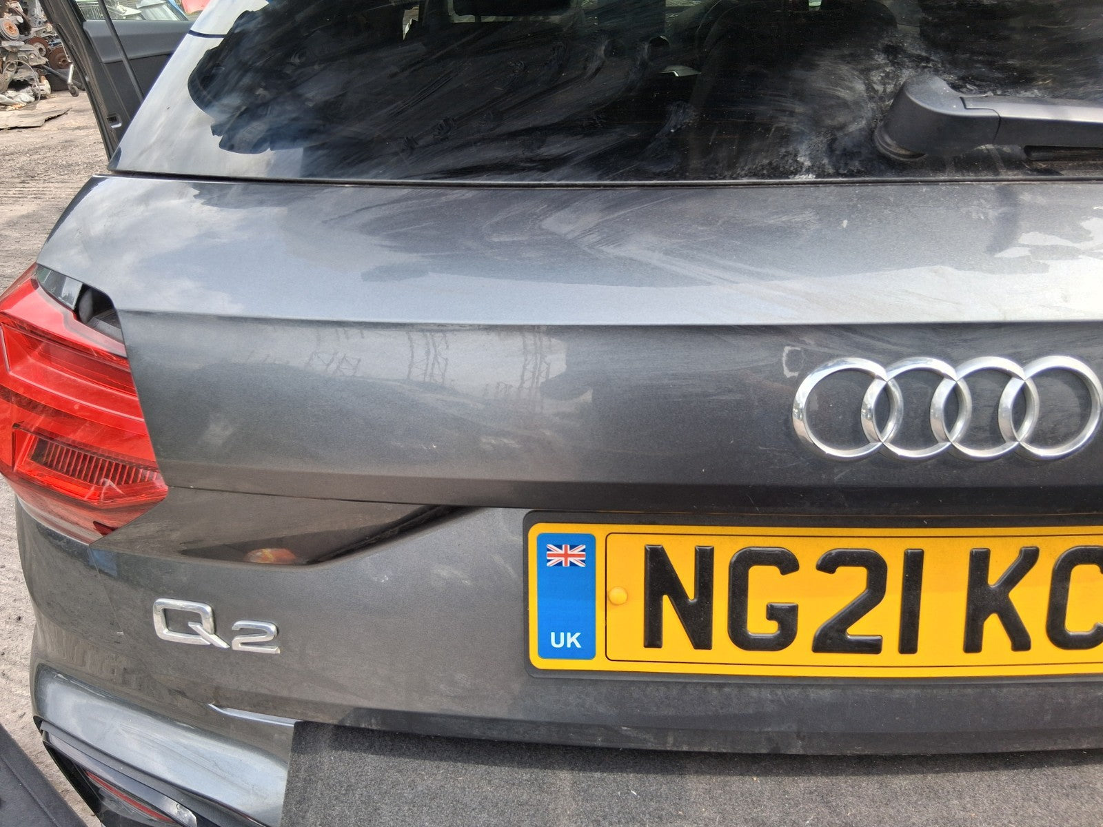 2021 AUDI Q2 MK1 FACELIFT COMPLETE BOOTLID TAILGATE GREY