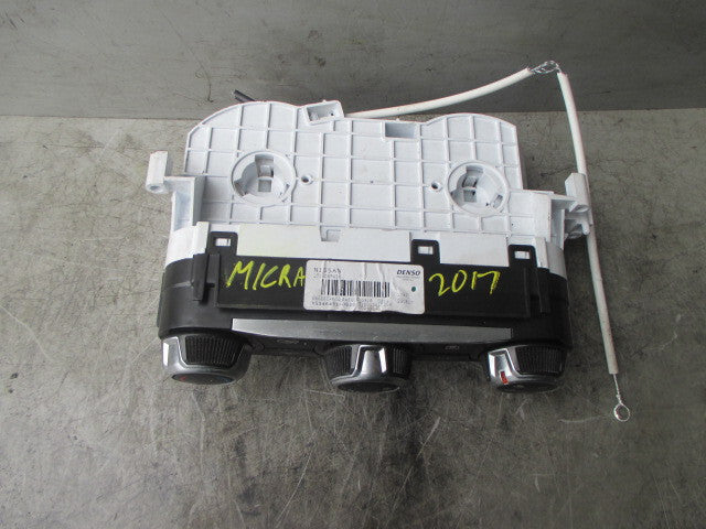 NISSAN MICRA K14 2017AC AIR CON HEAT CONTROL PANEL 275105FA3A