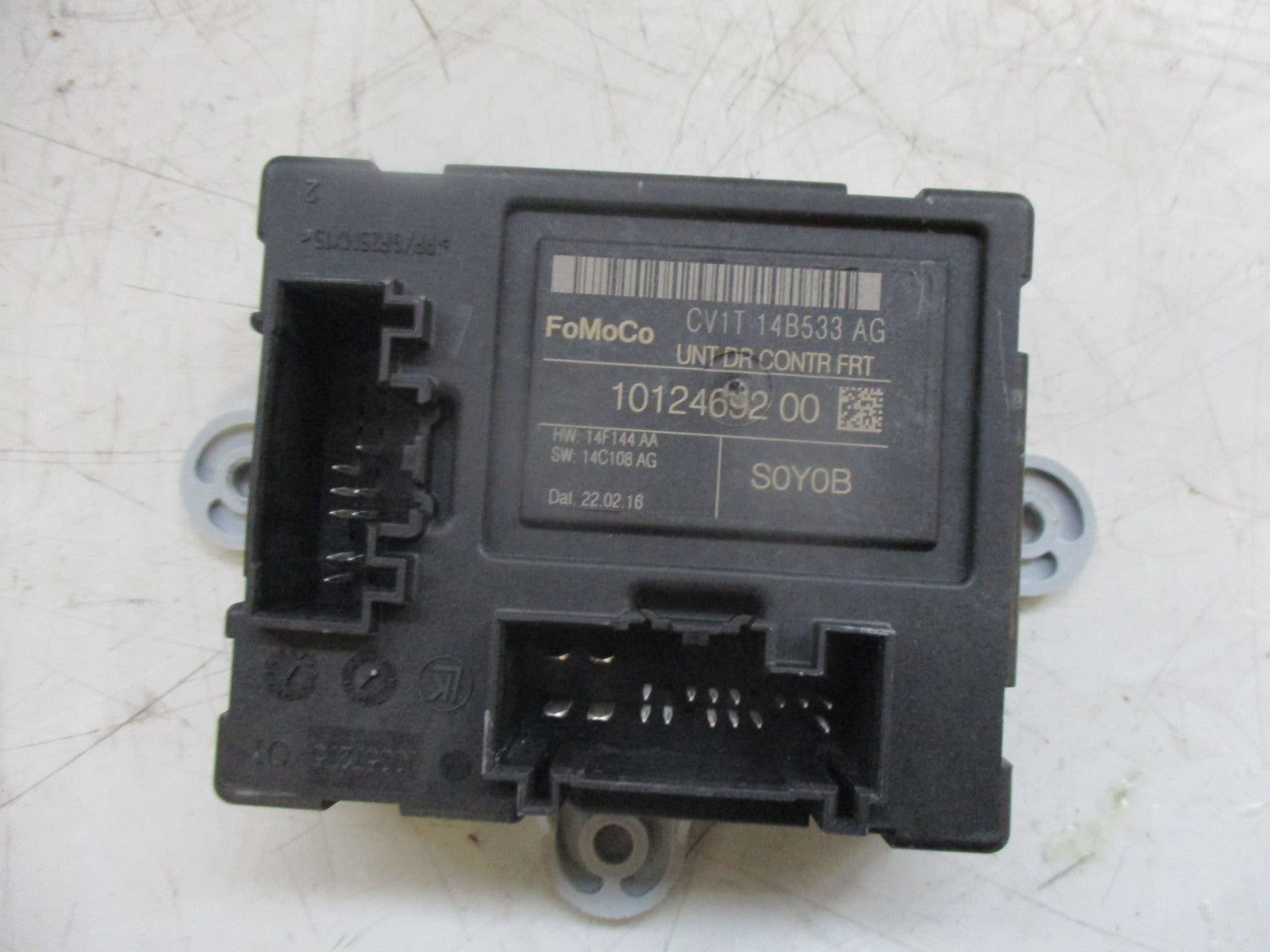 FORD FIESTA MK7 2010 NSF PASSENGER FRONT DOOR BODY CONTROL MODULE C1VT14B533AG