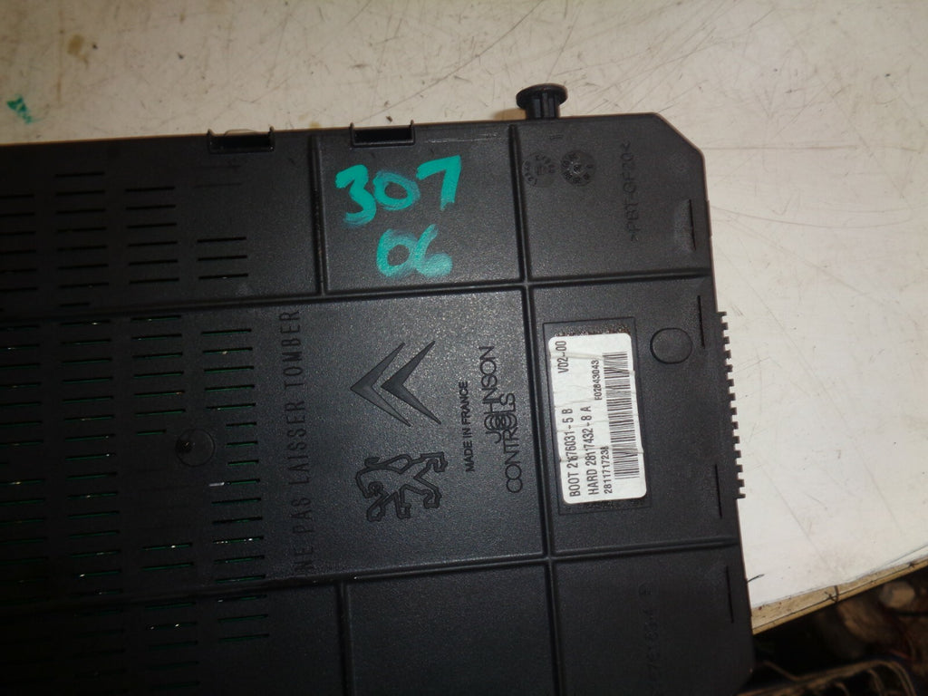 PEUGEOT 307 2006 1.6 HDI BCM BODY CONTROL MODULE UNIT 9661940280
