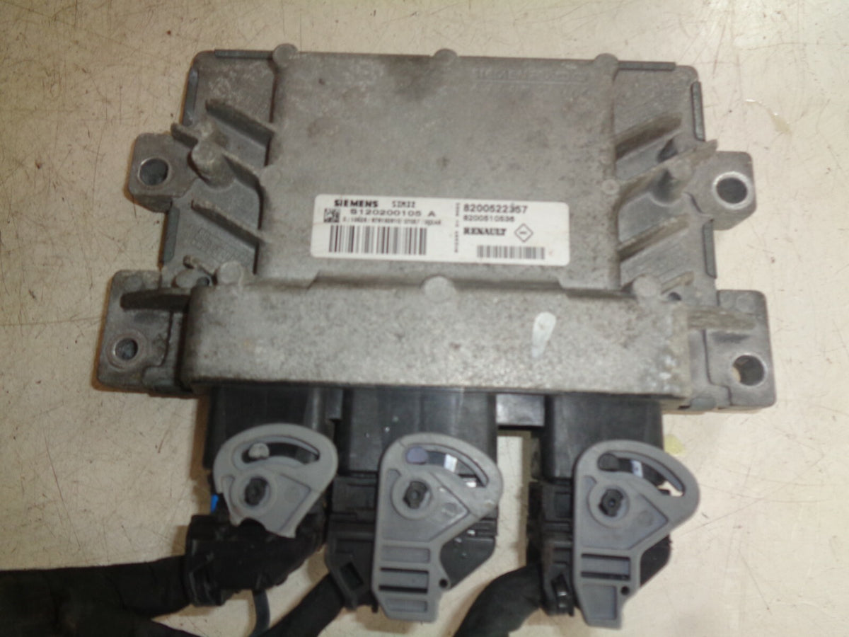 RENAULT CLIO 2009 MK3 1.2 PETROL MANUAL ECU ENGINE CONTROL MODUL UNIT 8200522357