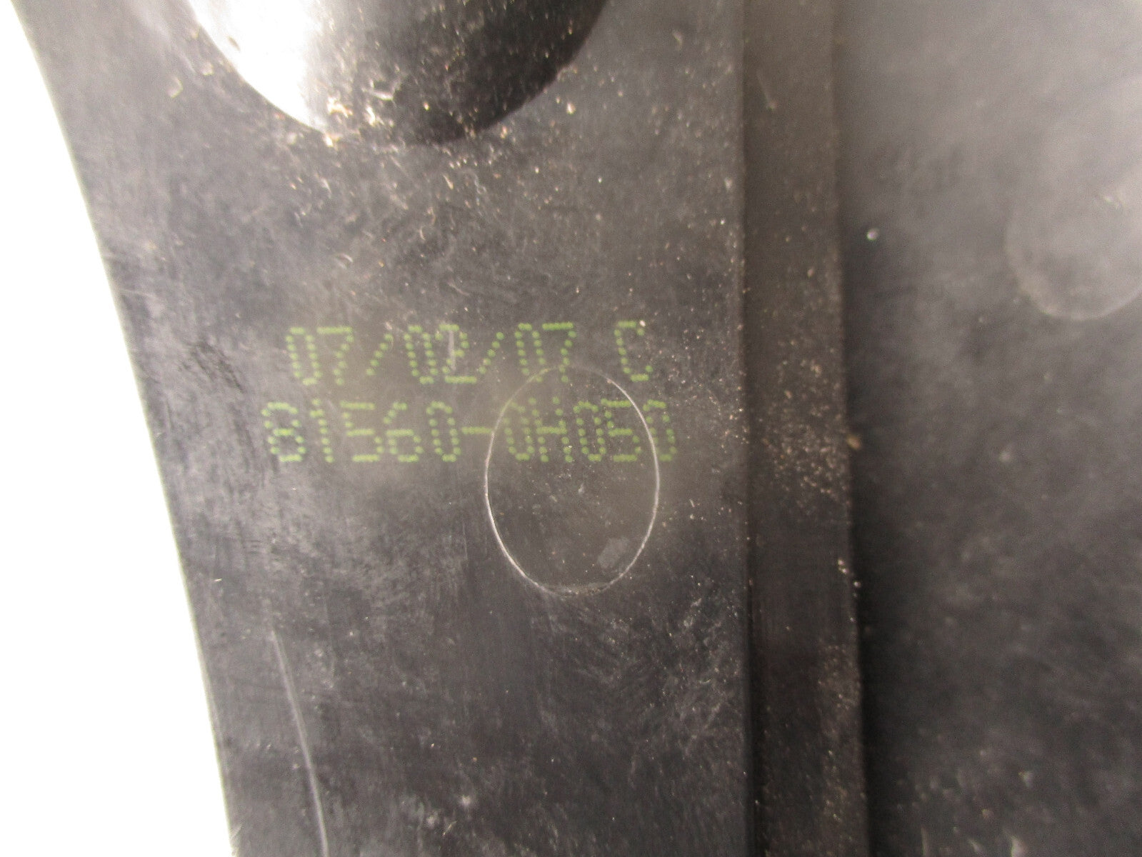 2007 CITROEN C1 NSR PASSENGER SIDE REAR LEFT TAIL LIGHT TAIL LAMP  815600H050