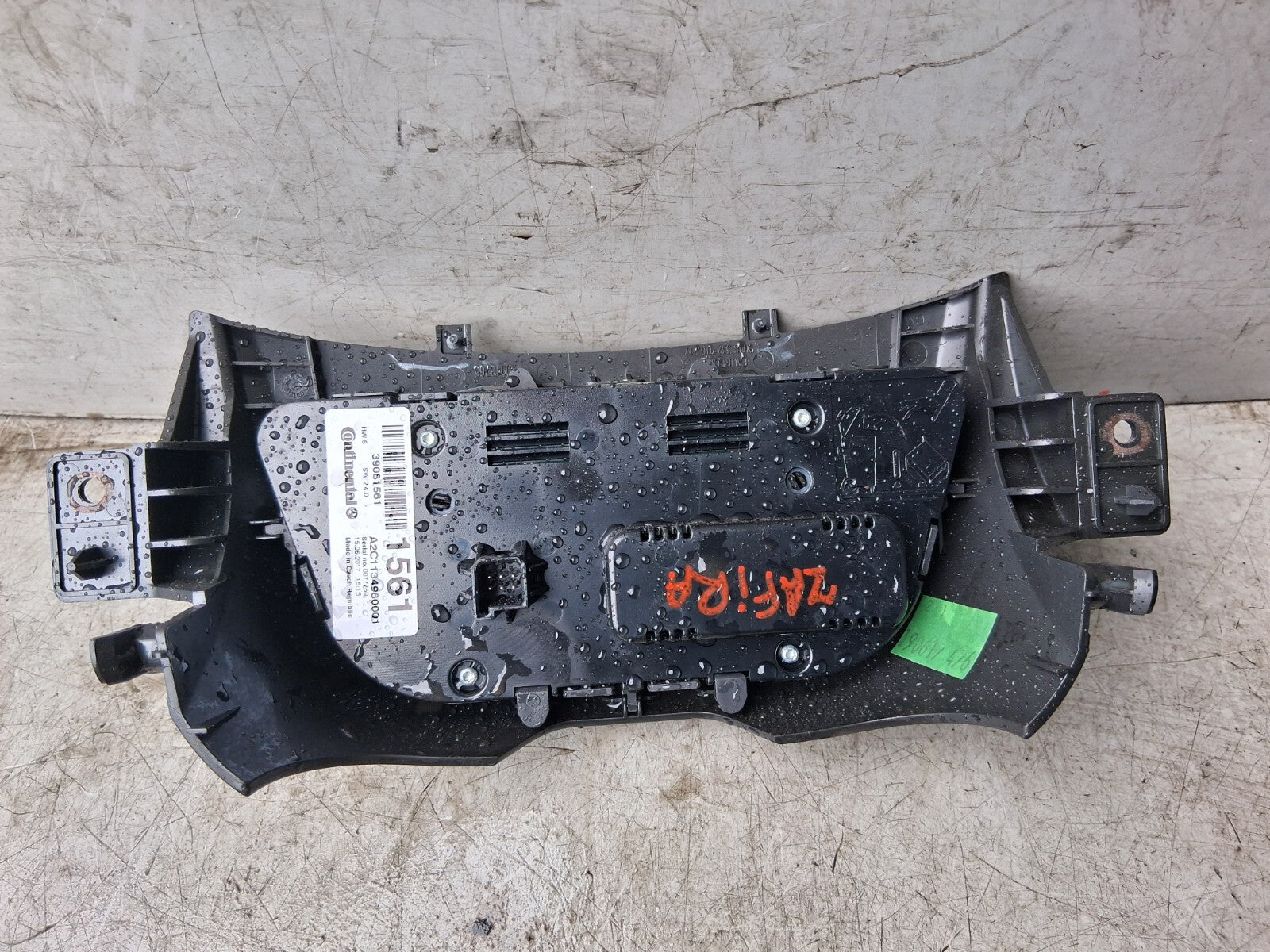 2017 VAUXHALL ZAFIRA C TOURER AC HEATER CLIMATE CONTROL SWITCH PANEL 39081561