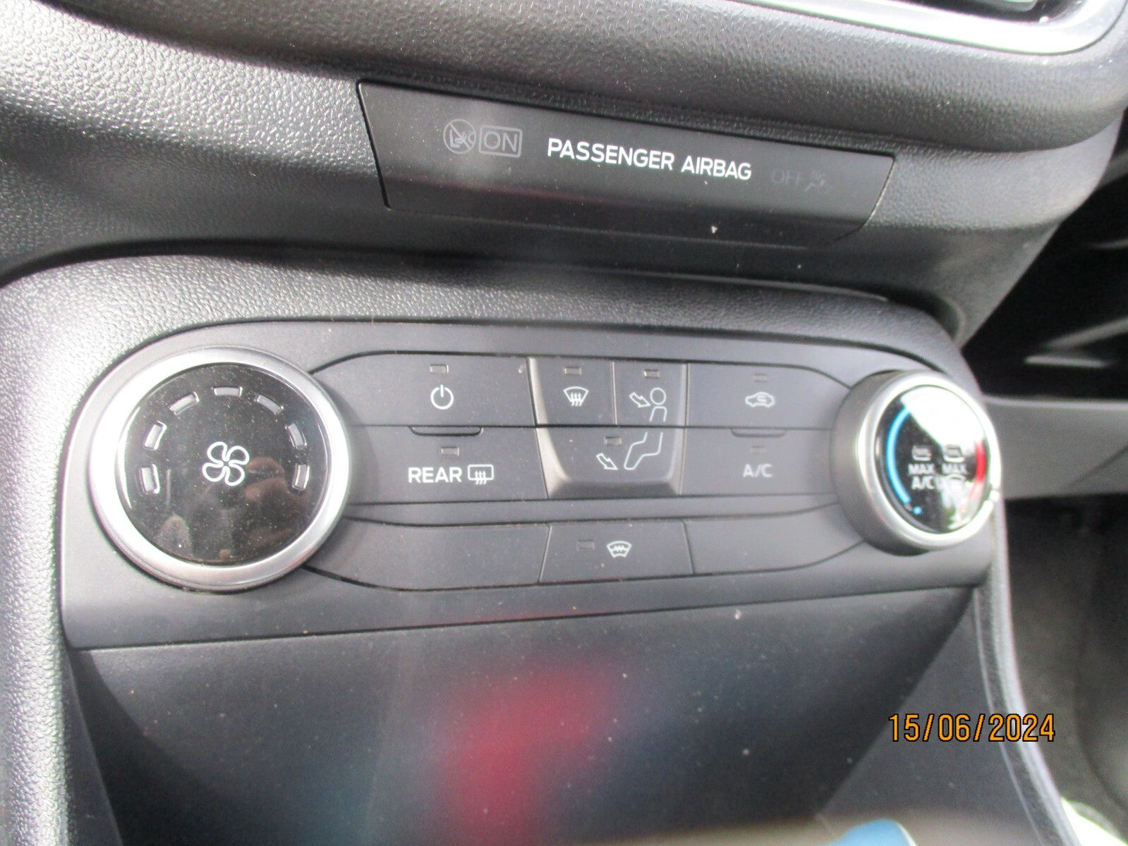 FORD FIESTA MK8 2023 HEATER AC CLIMATE CONTROL SWITCH PANEL