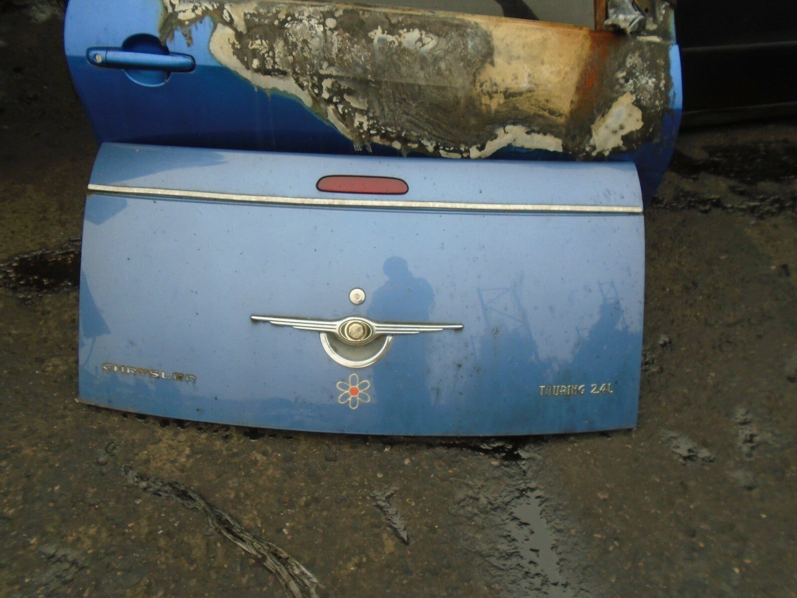 CHRYSLER PT CRUISER 2006 CONVERTIBLE REAR COMPLETE BOOTLID TAILGATE BLUE