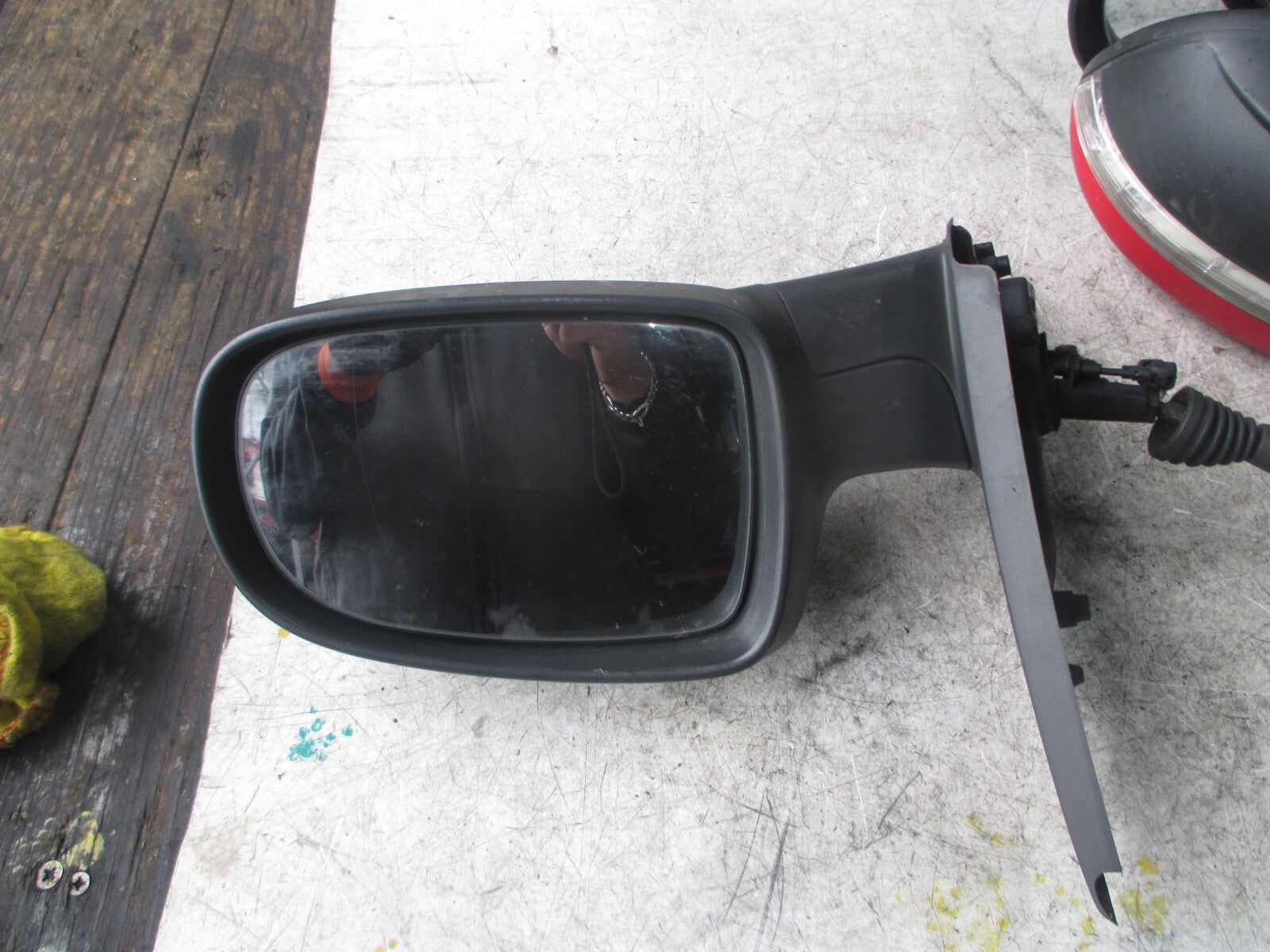 VAUXHALL CORSA C 2011 OSF DRIVER SIDE FRONT WING MIRROR GREY