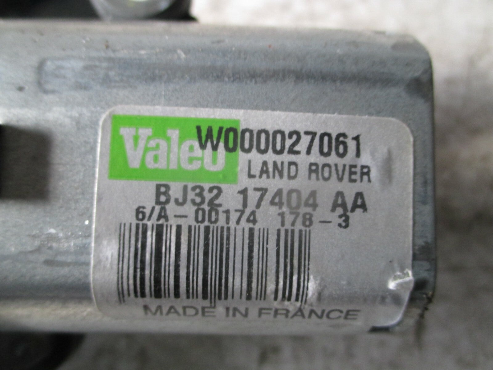 RANGE ROVER EVOQUE 2013 L538 REAR WIPER MOTOR BJ3217404